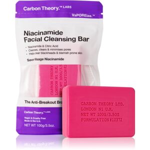 Carbon Theory Facial Cleansing Bar Niacinamide čistiace mydlo na tvár Pink 100 g