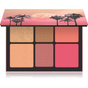 Smashbox Cali Highlight & Blush Palette multifunkčná paleta na tvár 24 g