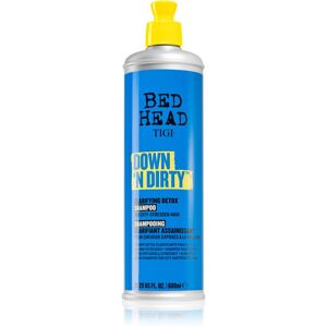 TIGI Bed Head Down'n' Dirty čiastiaci detoxikačný šampón na každodenné použitie 600 ml