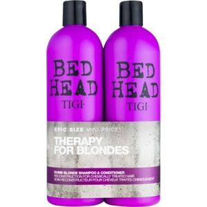 TIGI Bed Head Dumb Blonde výhodné balenie (pre farbené vlasy) pre ženy