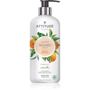 Attitude Super Leaves Orange Leaves prírodné tekuté mydlo na ruky s detoxikačným účinkom 473 ml