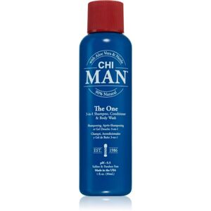 CHI Man The One 3 v 1 šampón, kondicionér a sprchový gél 30 ml