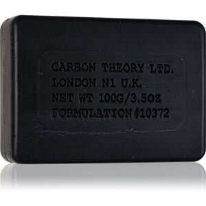 Carbon Theory Charcoal & Tea Tree Oil čistiace tuhé mydlo na upokojenie pleti 100 g