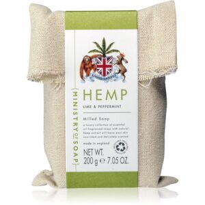 The Somerset Toiletry Co. Ministry of Soap Natural Hemp tuhé mydlo na telo Lime & Peppermint 200 g