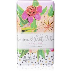 The Somerset Toiletry Co. Painted Blooms Soap Soap Bar tuhé mydlo na telo Primrose & Wild Orchid 200 g
