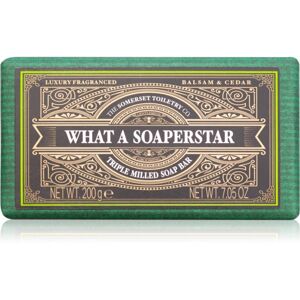 The Somerset Toiletry Co. Distinguished Gentlemen Soap Bar tuhé mydlo pre mužov Balsam & Cedar 200 g