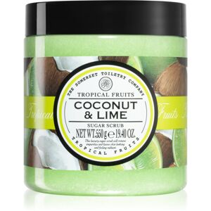 The Somerset Toiletry Co. Tropical Fruits Sugar Scrubs cukrový peeling na telo Coconut & Lime 550 g