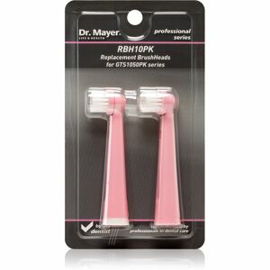 Dr. Mayer RBH10K náhradné hlavice na zubnú kefku pink for GTS1050PK 2 ks