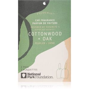 Paddywax Parks Cottonwood + Oak vôňa do auta 2 ks