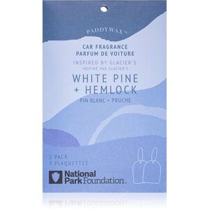 Paddywax Parks White Pine + Hemlock vôňa do auta 2 ks