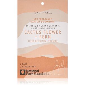 Paddywax Parks Cactus Flower + Fern vôňa do auta 2 ks