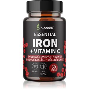 Blendea Iron + Vitamin C kapsuly pre normálnu tvorbu červených krviniek a hemoglobínu 60 cps