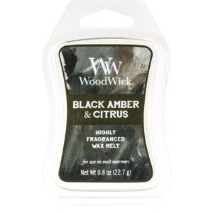 Woodwick Black Amber & Citrus vosk do aromalampy Artisan 22,7 g