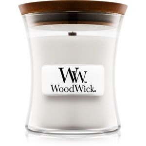 Woodwick Warm Wool vonná sviečka s dreveným knotom 85 g