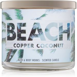 Bath & Body Works Beach Copper Coconut vonná sviečka 411 g