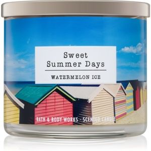 Bath & Body Works Watermelon Ice vonná sviečka Sweet Summer Days 411 g