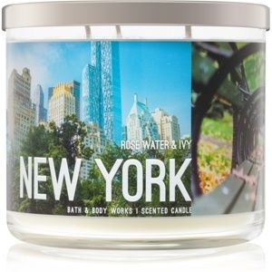 Bath & Body Works Rose Water & Ivy vonná sviečka 411 g I. New York