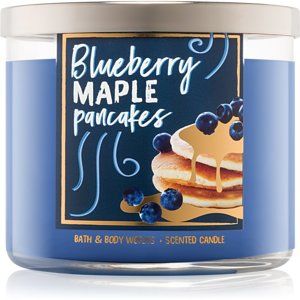 Bath & Body Works Blueberry Maple Pancakes vonná sviečka 411 g