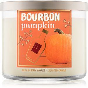 Bath & Body Works Bourbon Pumpkin vonná sviečka 411 g