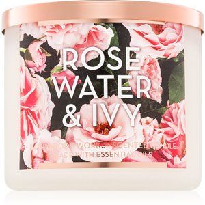 Bath & Body Works Rose Water & Ivy vonná sviečka 411 g II.