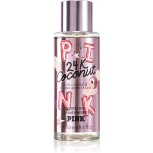 Victoria's Secret PINK 24K Coconut telový sprej pre ženy 250 ml
