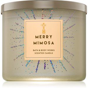 Bath & Body Works Merry Mimosa vonná sviečka 411 g