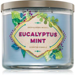 Bath & Body Works Eucalyptus Mint vonná sviečka 411 g