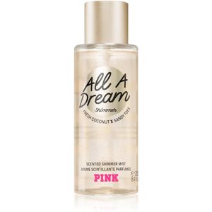 Victoria's Secret PINK All A Dream Shimmer telový sprej s trblietkami pre ženy 250 ml