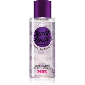 Victoria's Secret PINK Beach Flower Shimmer parfémovaný telový sprej pre ženy 250 ml