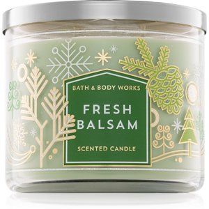 Bath & Body Works Fresh Balsam vonná sviečka I. 411 g