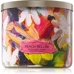 Bath & Body Works Peach Bellini vonná sviečka I. 411 g