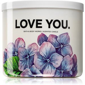 Bath & Body Works Fresh Cut Lilacs vonná sviečka (Love You) 411 g