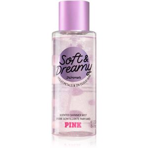 Victoria's Secret PINK Soft & Dreamy Shimmer telový sprej pre ženy 250 ml