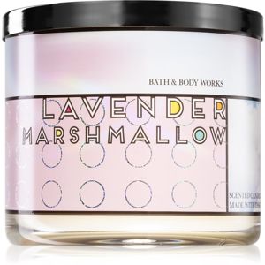 Bath & Body Works Lavender Marshmallow vonná sviečka 411 g