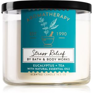 Bath & Body Works Aromatherapy Eucalyptus & Tea vonná sviečka 411 g