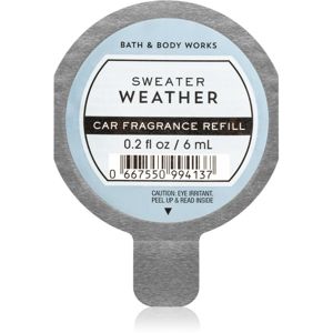 Bath & Body Works Sweater Weather vôňa do auta náhradná náplň 6 ml