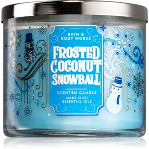 Bath & Body Works Frosted Coconut Snowball vonná sviečka 411 g