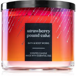 Bath & Body Works Strawberry Pound Cake vonná sviečka 411 g