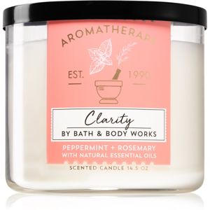 Bath & Body Works Aromatherapy Peppermint & Rosemary vonná sviečka Clarity 411 g