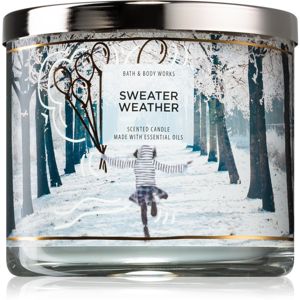 Bath & Body Works Sweater Weather vonná sviečka IV. 411 g