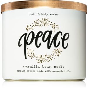 Bath & Body Works Vanilla Bean Noel vonná sviečka s esenciálnymi olejmi II. 411 g