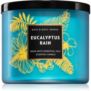 Bath & Body Works Eucalyptus Rain vonná sviečka III. 411 g