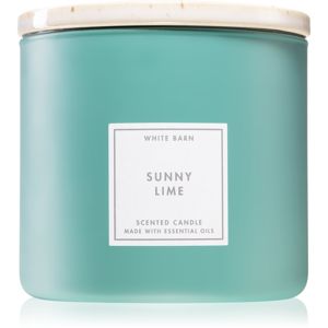 Bath & Body Works Sunny Lime vonná sviečka s esenciálnymi olejmi 411 g