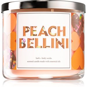 Bath & Body Works Peach Bellini vonná sviečka III. 411 g