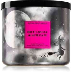 Bath & Body Works Hot Cocoa & Scream vonná sviečka 411 g