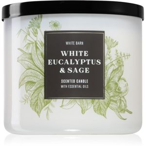 Bath & Body Works White Eucalyptus & Sage vonná sviečka I. 411 g