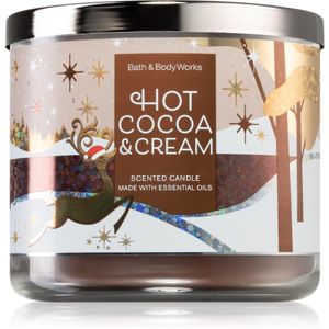 Bath & Body Works Hot Cocoa & Cream vonná sviečka II. 411 g