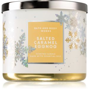 Bath & Body Works Salted Caramel Eggnog vonná sviečka 411 g