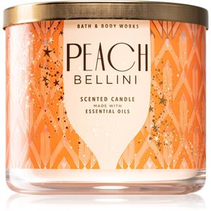 Bath & Body Works Peach Bellini vonná sviečka V. 411 g