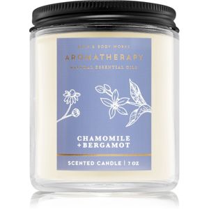 Bath & Body Works Aromatherapy Chamomile & Bergamot vonná sviečka 198 g